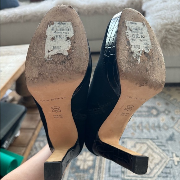 Via Spiga Reka Suede Platform Ankle Boot - Picture 8 of 9